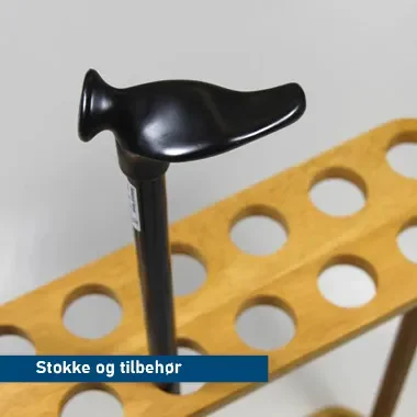 Stokke og tilbeh&oslash;r
