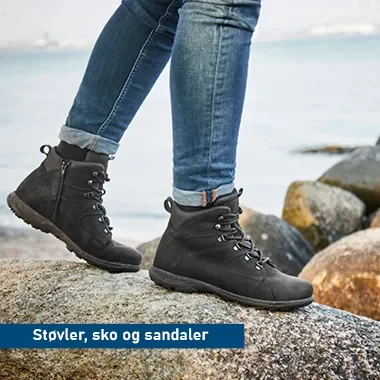 St&oslash;vler, sko og sandaler