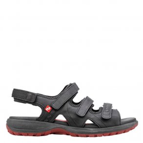 Comfort Camino sandal m/3 velcro remme stone - Dame sandaler - Boisen