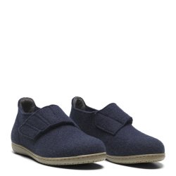 New Feet hjemmesko i uld bl� - F� STR. TILBAGE!