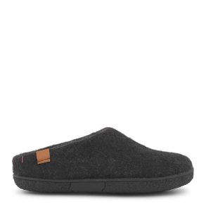 Green Comfort uldst�vler Tibet med gummis�l Sort