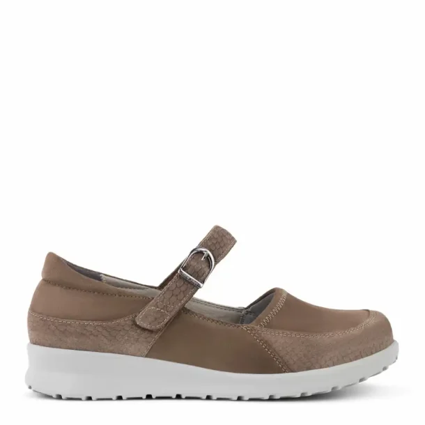 New Feet Ballerina med velcro Brun
