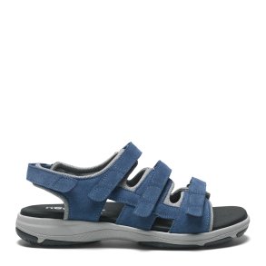 New Feet Sporty sandal med justerbar h�lrem og velcrolukning til kvinder