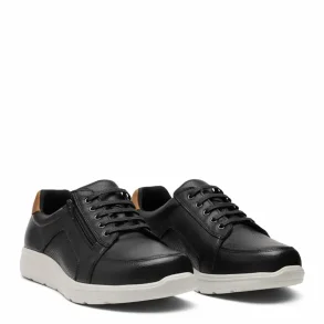 New Feet Herresko med snre og lynls Sort