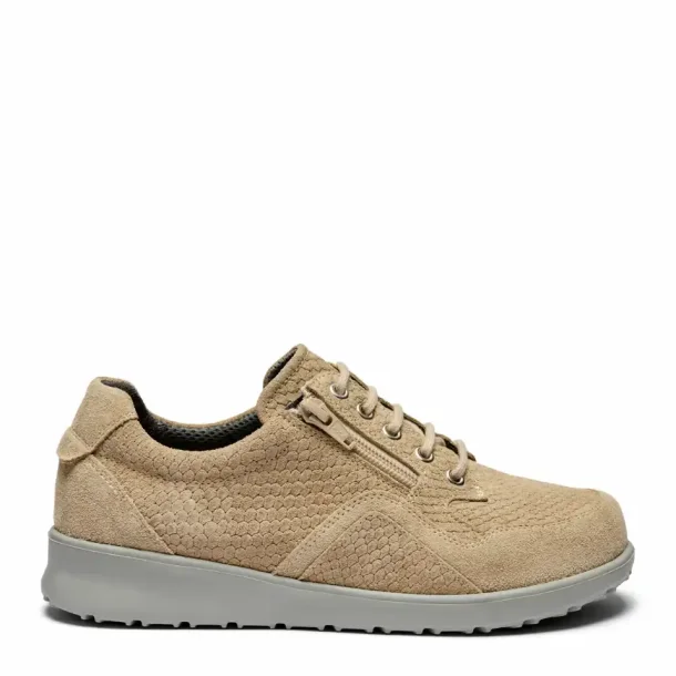 New Feet Damesko med snre og lynls Sand