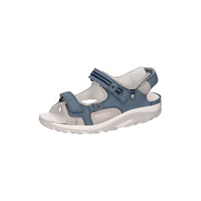 Waldl�ufer Hanni bl� dame sandal med velcro  Lysebl�