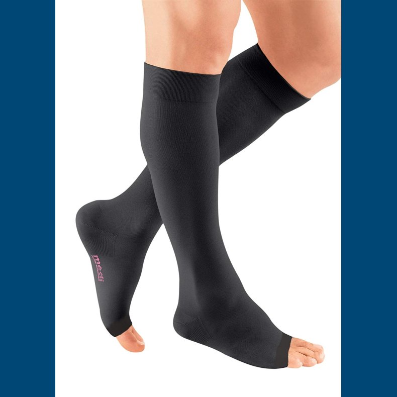 Mediven Plus kompressionsstr�mpe klasse 3, kn�, kort, uden t�