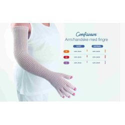 Comfiwave arm/handske med fingre