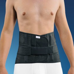 Mediroyal rygb�lte 24cm h�j, sort og sand 