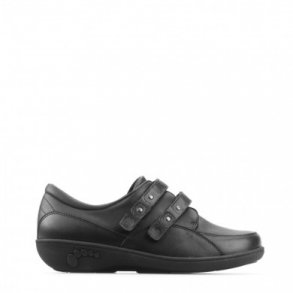 New Feet Stretchsko med velcro Sort