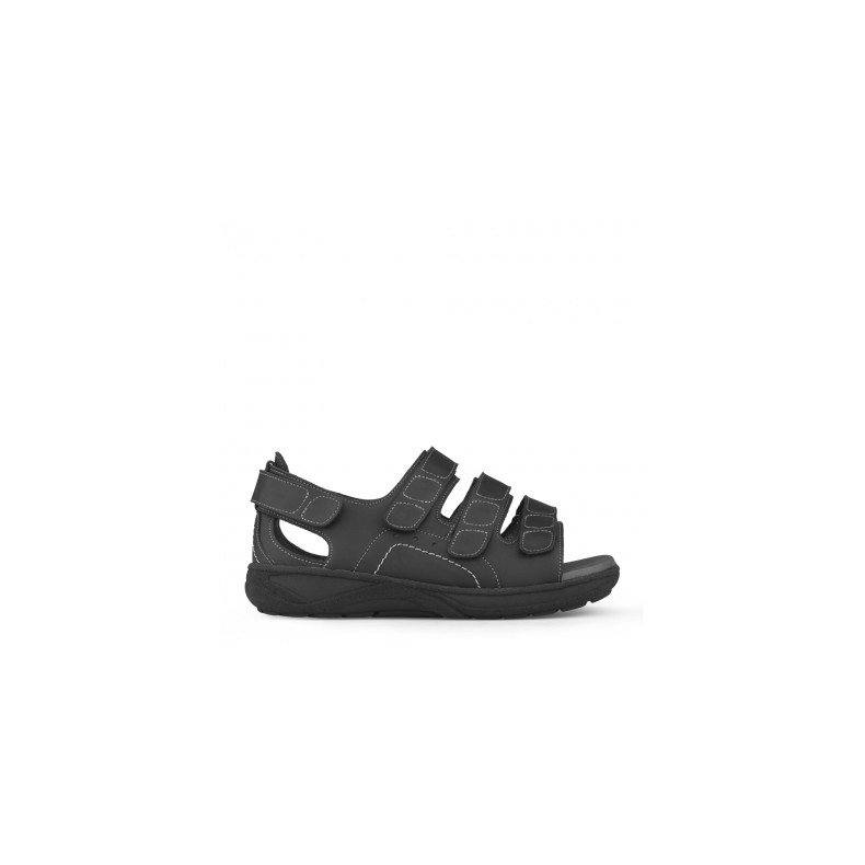 New Feet Herresandal med velcro 